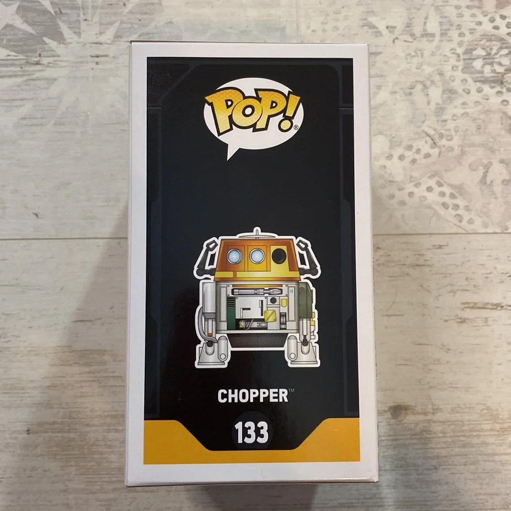 Funko Pop Chopper #133 Star Wars Rebels Exclusive Bobble Head - Picture 7 of 9